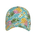 thumbnail image 2 of Balery Baseball Cap Adjustable Size for Running Workouts and Outdoor Activities All Seasons Dad Hat(Cute Pineapples), 2 of 9