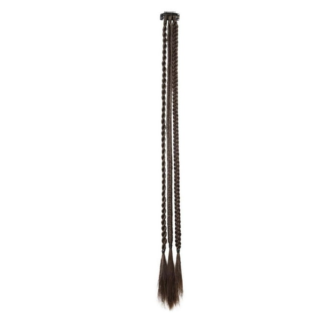 WIFKLSIIPG Wig Ponytail Women Three Strand Braid Temperament Braided Natural Water Drop Clip Ponytail Fashion Wig Three Strand Braid Wig Suitable for Any Hair Type(71cm)