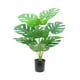 thumbnail image 2 of Planta Monstera Artificial 23,6 pulgadas | Hojas falsas de tortuga tropical, planta en maceta de seda verde para interior y exterior, oficina, fiesta o decoración de boda, bajo mantenimiento y, 2 of 6