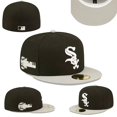 thumbnail image 1 of Chicago White Sox Gorra Hombres Mujeres De Béisbol Hiphop Sombreros Fitted Completo Cerrado Gorras Deportivas Sombrero, 1 of 4