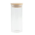 380ml Clear Glass Jar Sealed Canister Food Storage Container for Loose