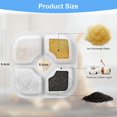 thumbnail image 4 of 6 Pieces Replacement Drinking Fountain Filter Fountain Filter with Resin Activated Carbon Three-Layer Filtration System, 4 of 5