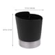 thumbnail image 2 of EeaseMX Organizador de utensilios de cocina con 3 compartimentos, dispensador de pajitas, soporte para palillos, escurridor de vajilla, organizador de cubiertos (negro), 2 of 8