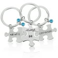 thumbnail image 1 of llaveros de mejores amigos con letras en inglés, regalo de cumpleaños y Navidad para hombres y mujeres., 1 of 8