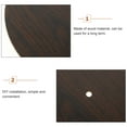thumbnail image 6 of PAMINGONO Wall Clock Dial Wooden Dark Brown 1Set 9.82X9.82X0.39In, 6 of 8