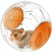 12cm Gym Ball for Hamsters and Mice Activity Toy for Small Animals Exercise Ball for Dwarf Hamster, 3 Colors to Choose From Orange