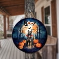 thumbnail image 3 of Happy Halloween Vampire Belgian Malinois BOO with Pumpkins Fun and Spooky Round Wood Sign Sheepdog Dog Lover Gifts Hanging Wall Home Decor - 00018, 3 of 5