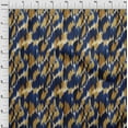 thumbnail image 4 of oneOone Cotton Silk Royal Blue Fabric Ikat Craft Projects Decor Fabric Printed By The Yard 42 Inch Wide, 4 of 4