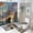 Ship-4, variant on Fantasy Ship Print Shower Curtain Set 4-Set Moonlight Magical Night Scene Bathroom Decor Set Includes Toilet Cover Mat, U-Mat ,Floor Mat ,Shower Curtain with 12 Hooks,72inx72in
