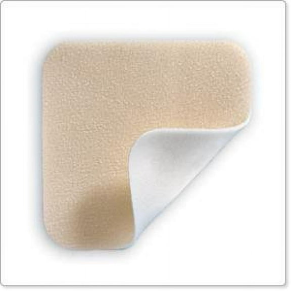 Mepilex Lite Self-Adherent Soft Silicone Thin Foam Dressing - 4 Inches x 4 Inches, 5 Count