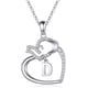 thumbnail image 1 of Fiudx Collar In Colgante Corazon de Buena Suerte para Mujer, 1 of 2