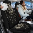 thumbnail image 3 of Uorisanigo Car Seat Covers, Premium 2-Pack Seat Covers Front Set, Plush Sun Print Automotive Seats Cover, Fit for Most Cars SUVs Sedans, Soft Full Wrapping Edge Seats Cover, 3 of 7
