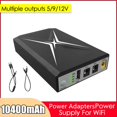 thumbnail image 2 of 10400MAh DC UPS Enrutador de Suministro Ininterrumpido 9V 12V 18W BateríA de Respaldo Mini UPS USB Wifi Router para Fuente de AlimentacióN CCTV, 2 of 8
