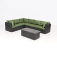 thumbnail image 1 of Innesbrook Collection 7-Piece Aluminum Patio Conversation Set with Green Cushions, 1 of 2