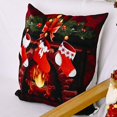 thumbnail image 5 of 6 fundas de almohada navideñas, decoraciones diarias, fundas de almohada para sofá, fundas de cojín, 5 of 5