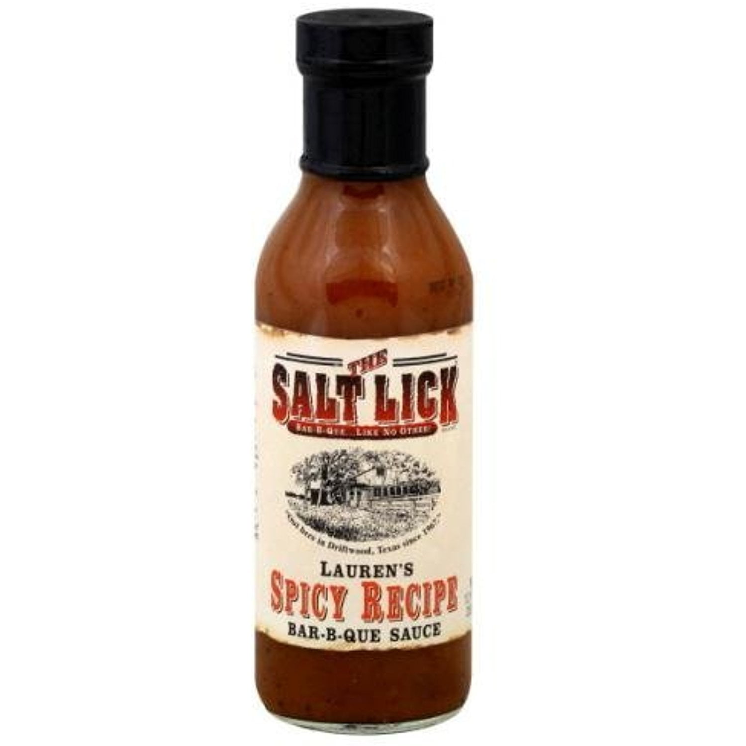 The Salt Lick BBQ Lauren's Spicy Recipe BarBQue Sauce 12 oz