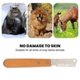 thumbnail image 3 of Hoja de muda para perros, cuchillo pelador de mano profesional para el cuidado de perros, herramienta de aseo para perros multifunción, 3 of 5