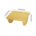 thumbnail image 3 of CaiYueKe Ergonomic Under Desk Footrest Rocking Foot Stool for Office Home Adjustable Height Anti Fatigue Comfort Wooden Platform Workstation Support Posture Relief, 3 of 7