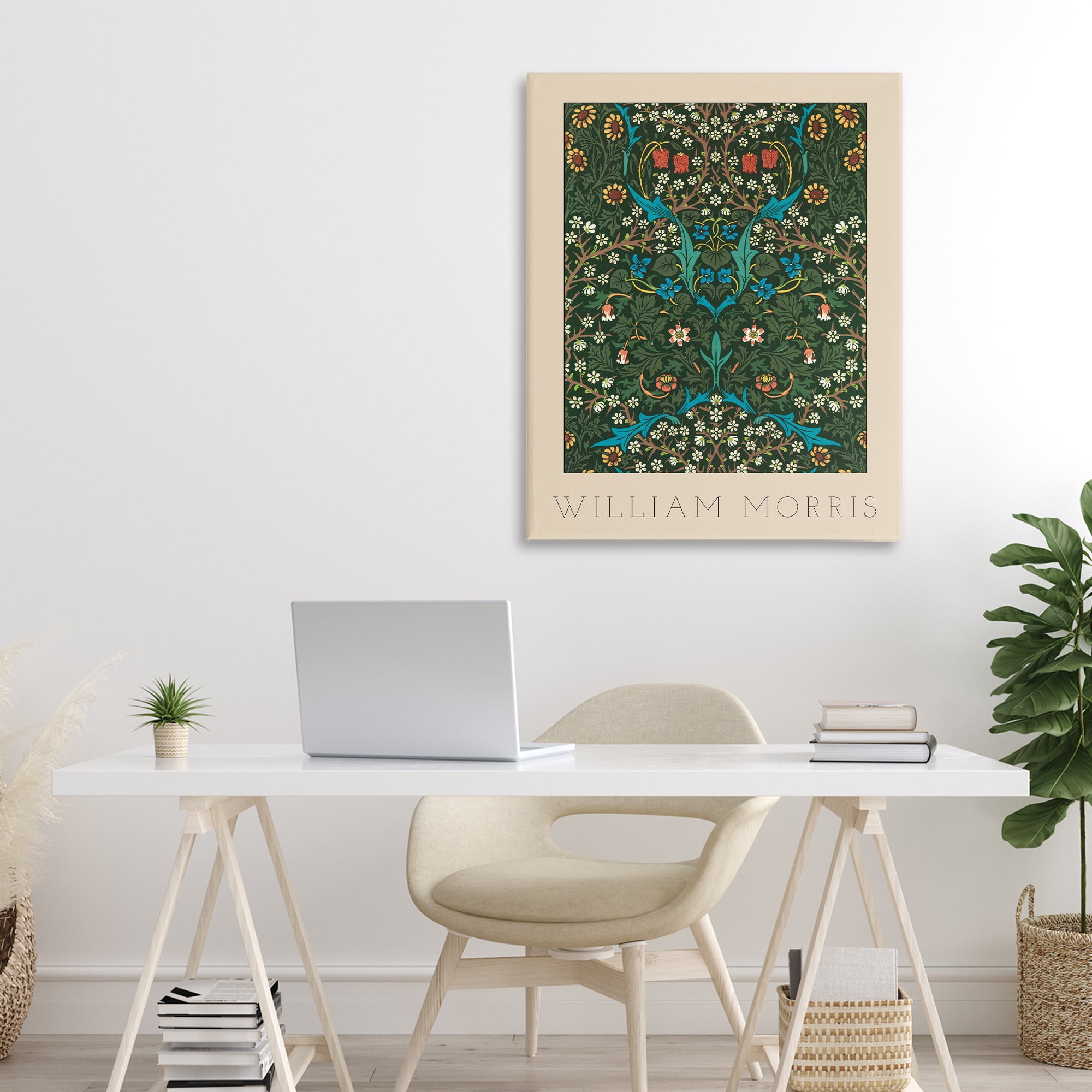 Stupell Industries Ornate Botanicals William Morris Canvas Wall Art, design by Lil' Rue