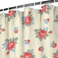 thumbnail image 3 of Pioneer Flower Floral Print Pattern Shower Curtain 84"x72", Bathroom Decorative Shower Curtain Set with 12 Hooks, Waterproof Washable, 3 of 6