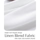thumbnail image 5 of Cortinas de Cocina Jinchan de Lino 60 cm Rústicas a Paneles Blancas, 5 of 9