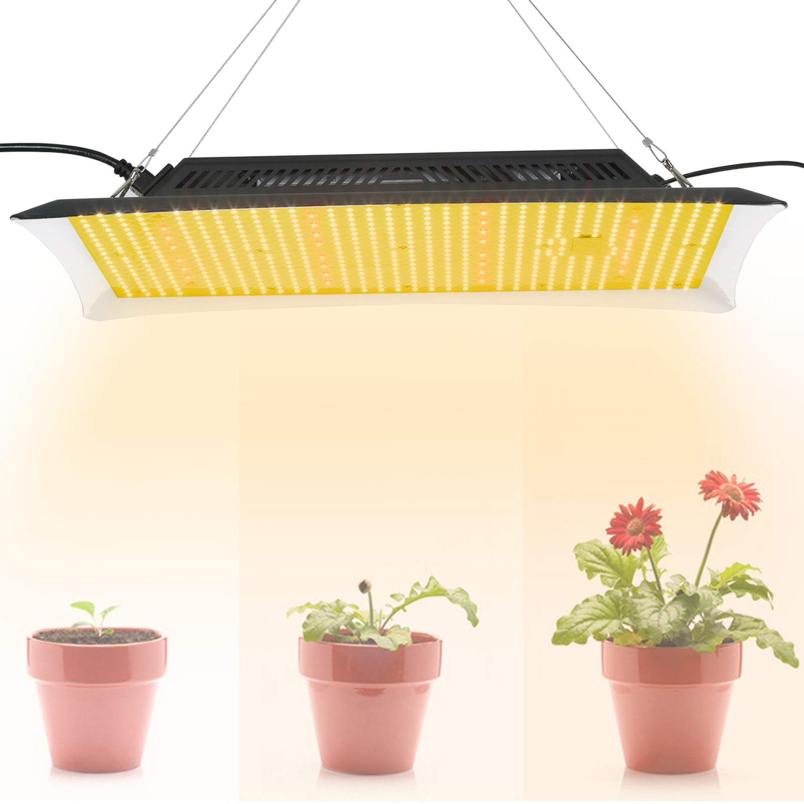 8000W LED Grow Light Lamp Full Spectrum for Indoor Plants Veg Flower Chain US 