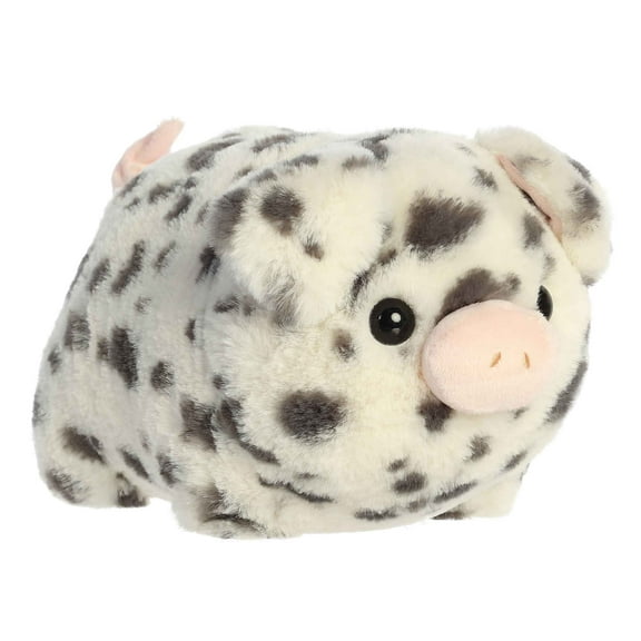 Aurora - Medium Gray Spudsters - 11" Pierre Spotted Pig - Adorable Stuffed Animal