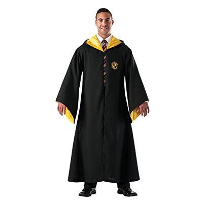 Harry Potter Hufflepuff Replica Deluxe Robe Men's Adult Halloween