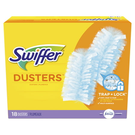Swiffer Dusters Multi-Surface Refills, with Febreze Lavender Vanilla & Comfort Scent, 18 (Best Duster For Furniture)