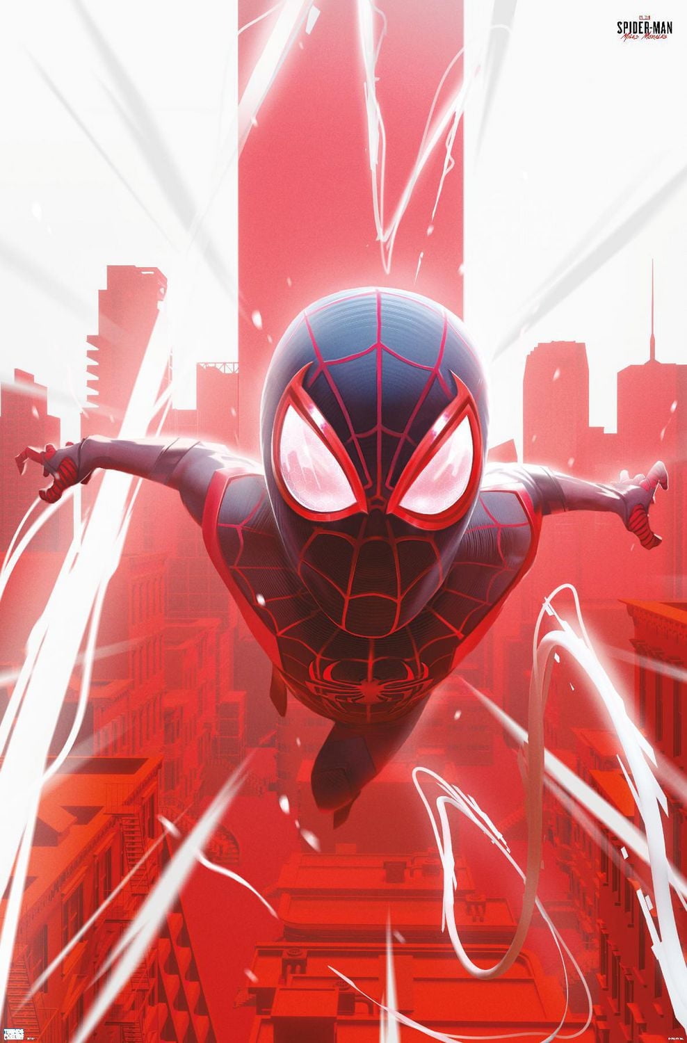 Marvel's Spider-Man: Miles Morales - Falling Wall Poster, 22.375" x 34"