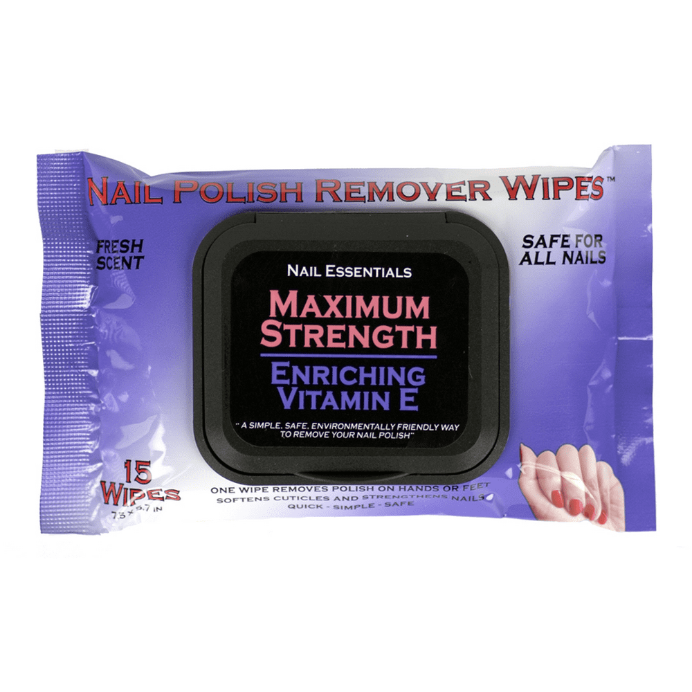 Nail Essentials Vitamin E Nail Polish Remover Wipes