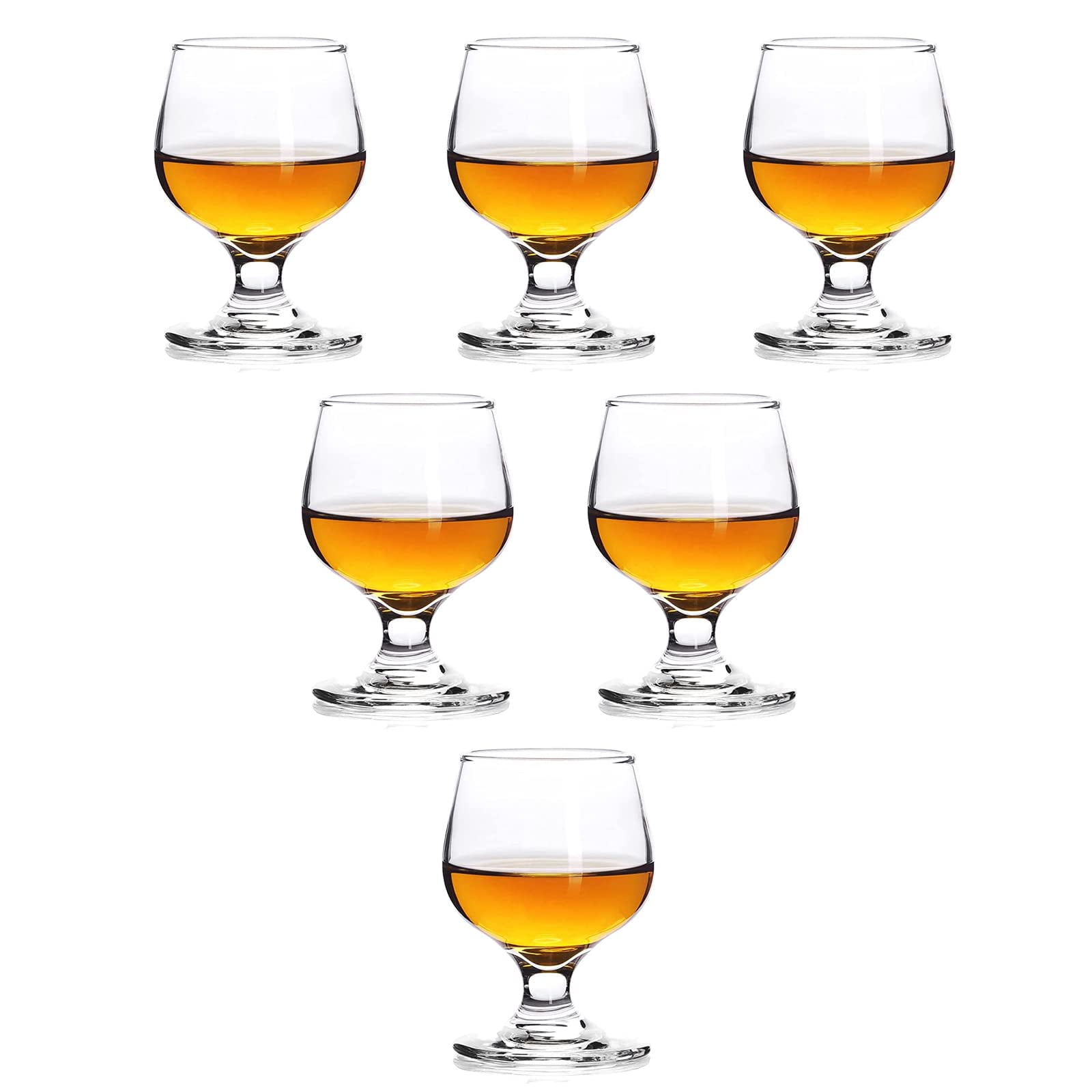 Shot Glasses, 5oz Shot Glass Set of 6/Clear Shot Glasses/Cute Shot