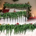 thumbnail image 2 of Lenago Ornement, Décoration de Maison Noël Pins Artificiels Nordiques Baies Rouges Cônes Vignes Décoration de Cheminée Murale Ornements de Bureau, 2 of 9
