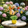 thumbnail image 3 of Colorful 3D Butterfly Stakes Artificial Butterfly Picks For Plants Vase Patio Yard Outdoor Decor, 3 of 6