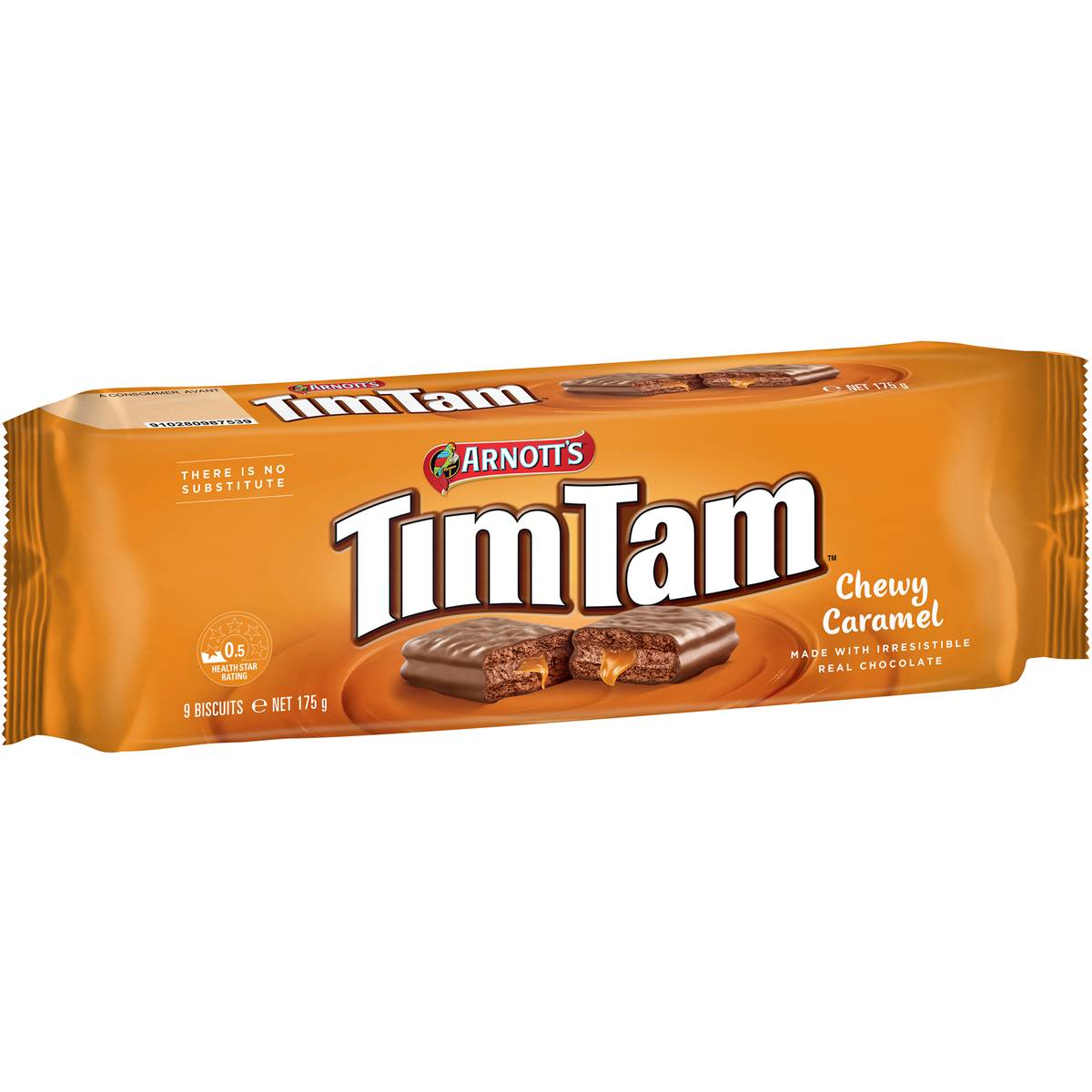 Arnott's Tim Tam Chocolate Biscuits, 175 Grams/6.2 Ounces, Chewy Caramel - image 1 of 6