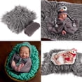 thumbnail image 3 of Namzi Newborn Baby Photo Props, Fluffy Blanket+ Ripple Wrap Set Toddler Photography Wrap Mat DIY Baby Photoshoot, 3 of 5