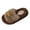Khaki, variant on Beige Womens Non Slip Thick Sole Open Toe Slippers Platform Fur Lined Comfortable Casual Fall Winter Slide Sandals For Ladies