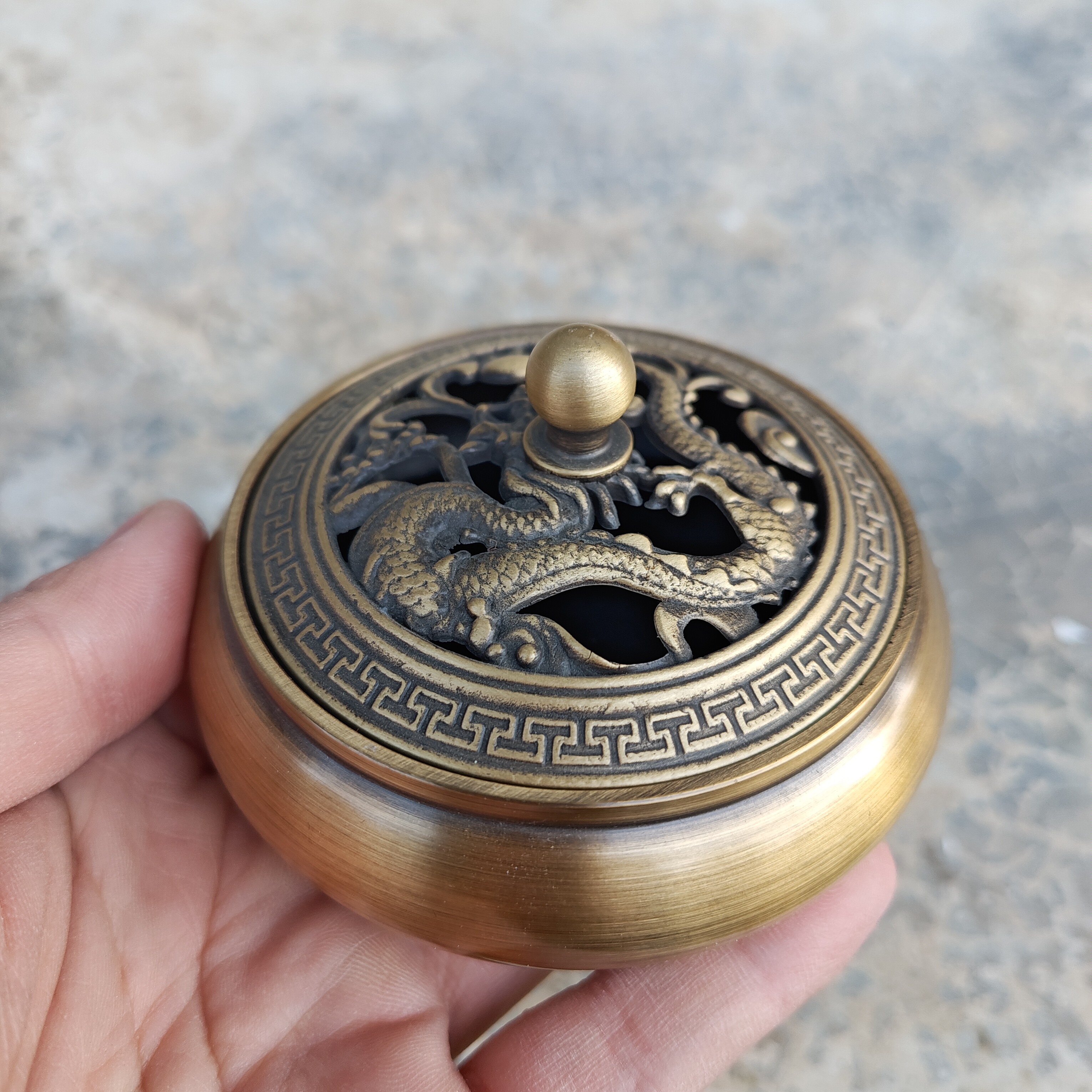 Vintage Bronze Buddha Censer Incense Burner Unique Ritual  Incense holder, Tibet culture Brass Ash catcher censer Incensory Decorative kk072