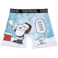 thumbnail image 6 of Peanuts Christmas Snoopy  and  Woodstock 2-Sided Boxer Briefs-Small (28-30), 6 of 6