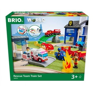BRIOセット Brio Action Tunnel Deluxe Set, 91-Piece Smart Tech Sound Train Set