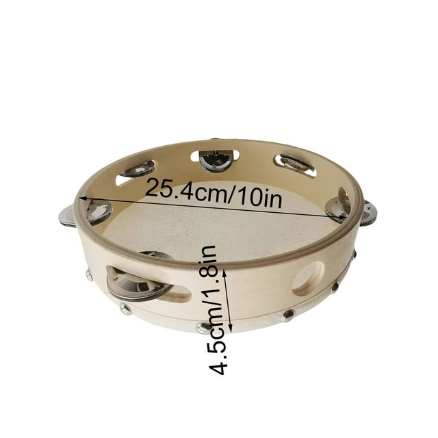 Tambourines 4/6/7/8/9/10 Pouces en Alliage d'Aluminium