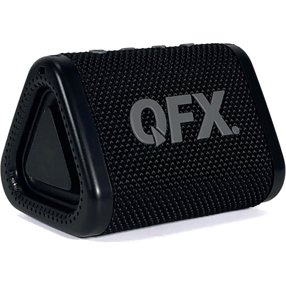 Pre-Owned QFX BT-ZXO IPX-7 Rechargeable Waterproof Portable Bluetooth Speaker Black