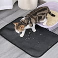 thumbnail image 6 of Necvior Cat Litter Mat Waterproof Less Waste Litter Easy to Clean Scatter Control Cat Litter Pad Pet Litter Box Carpet Mat, 6 of 18