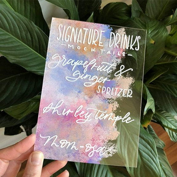 OFFIGAM 10Pcs Crafting Plastic Panel for Picture Frames and Diy Projects