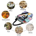 thumbnail image 6 of Kowoue Bluey Pattern Tote Bag Aesthetic Shoulder Bag, Grocery Tote with Shoulder Straps, Large Collapsible Tote with Protective Foam Lining, 6 of 6
