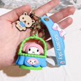 thumbnail image 1 of Llavero Kawaii Sanrio de dibujos animados, colgante de muñeca Kuromi, decoración de mochila escolar, llavero de coche, adornos de mochila, regalos de joyería, nuevo, 1 of 4