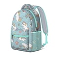thumbnail image 2 of Waterproof Unicorn Backpack for Teens - Ergonomic School Bag with Rainbow Print, Breathable Padded Straps & Spinal Support Design, 2 of 5