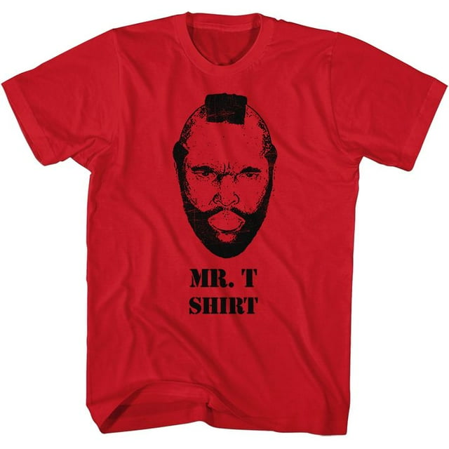 Mr. T Shirt T-Shirt Rouge pour Adulte 2TG