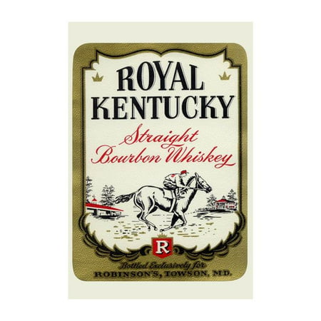 Royal Kentucky Straight Bourbon Whiskey Print (Unframed Paper Print