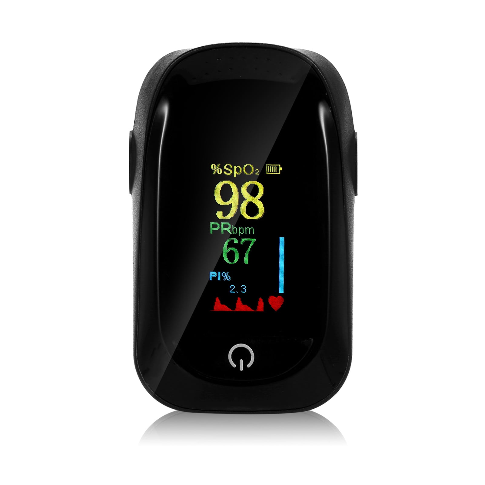 Romacci Digital Fingertip Tft Display Blood Oxygen Sensor Saturation Mini Spo2 Monitor Pr Pulse Rate Measurement Meter For Home Sports Gifts Walmart Com